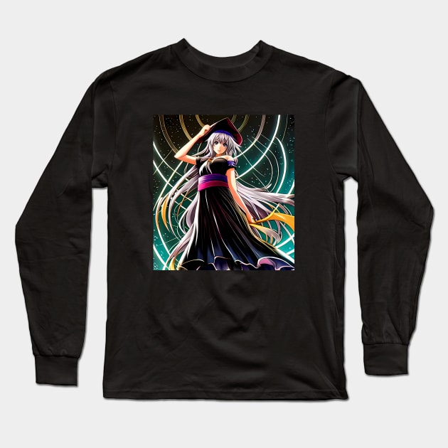 Cosmic Witch Long Sleeve T-Shirt by Manzo Carey